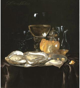 Still Life with a Roemer, A Carafe of Vinegar, a Glass Tazza, etc.