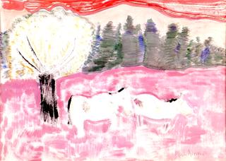 Horses in a Landscape