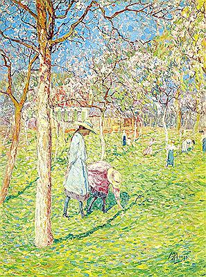 Children in an Orchard