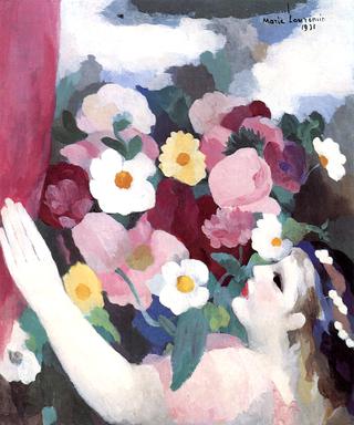 Woman Arranging Flowers