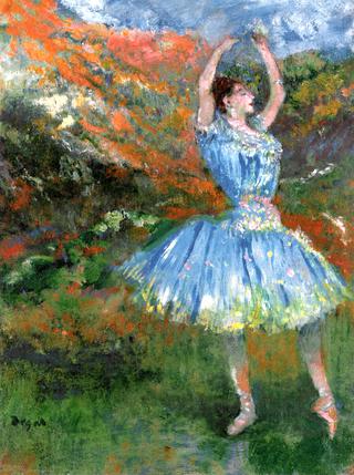Blue Dancer, at the Ballet