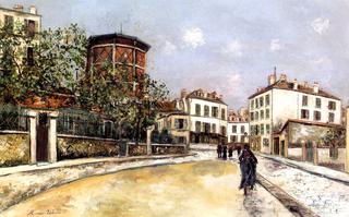 The Old Reservoir in Montmartre, Place Jean-Baptiste Clement