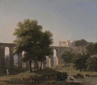 An Aqueduct Near a Fortress