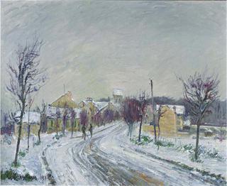 Snow at Saint-Ouen-l'Aumone