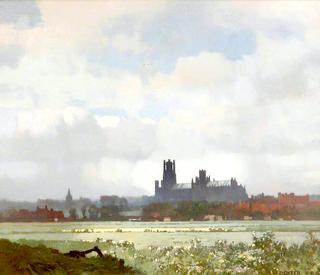 Ely from Middle Fen, Cambridgeshire