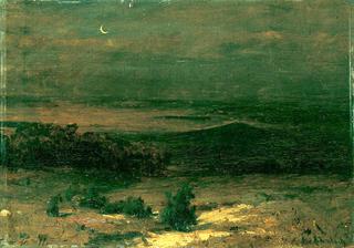 Nightly Landscape with the Crescent