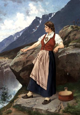 Woman at lookout