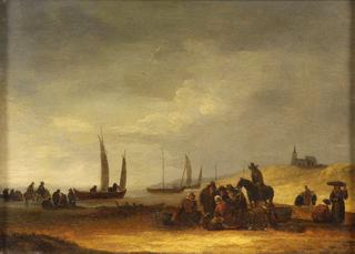 Fishermen on the Beach of Scheveningen