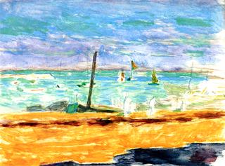 Seascape in a Southern French Port