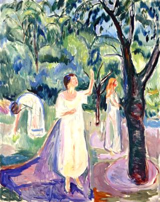 Three Women in the Garden