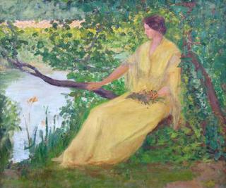 Lady on the Banks of the Loing