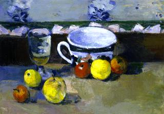 Cup, Glass and Fruit