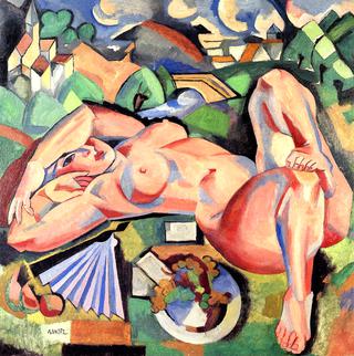 Reclining Nude in the Countryside