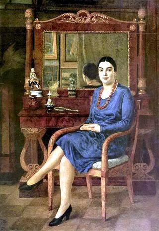 Portrait of a Lady in Blue