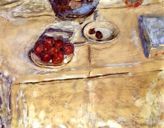 Still Life with Plum Pits