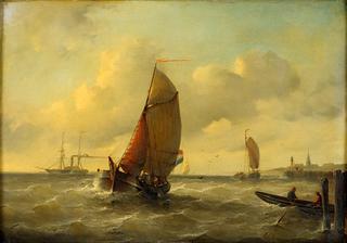 Returning from fishing
