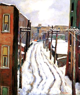 Snow in Chicago Alley