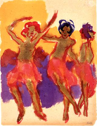 Three Dancing Girls