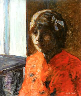 Marthe Bonnard in a Red Blouse