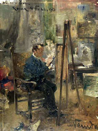 Self-Portrait in the Studio