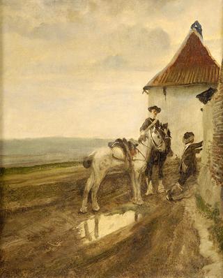 Before the gate