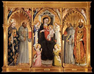 Madonna and Child with Saints and Angels