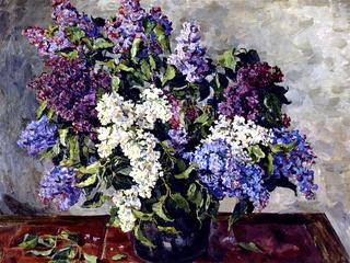 Lilacs in the bucket