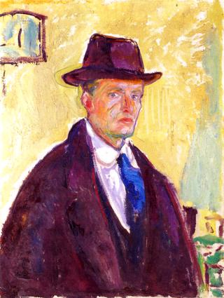 Self-Portrait in Hat and Coat