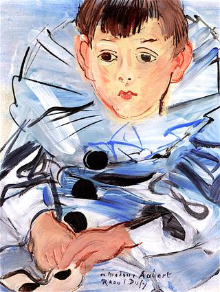 Portrait of Claude Moulon in a Pierrot Costume