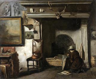 哈勒姆画家彼得·弗雷德里克·范·奥斯的工作室，摩尔的老师