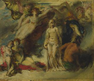 Study for 'Pandora Crowned by the Seasons'