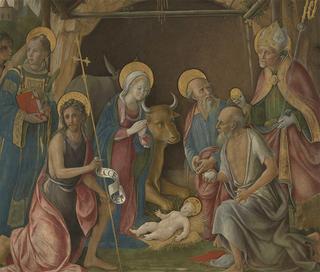 The Nativity with Saints