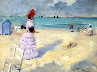 The Beach at Trouville