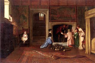 The Jacobite's Escape: The Punch Room at Cotehele House, Cornwall