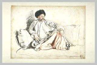 身着土耳其服装的英国商人弗朗西斯·莱维特的肖像