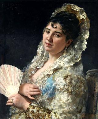 Lady with a Fan