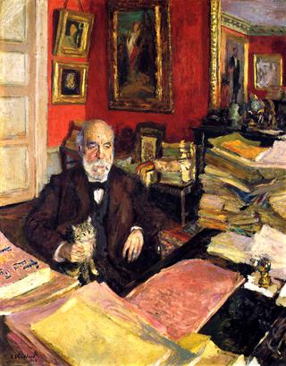 Théodore Duret in His Study