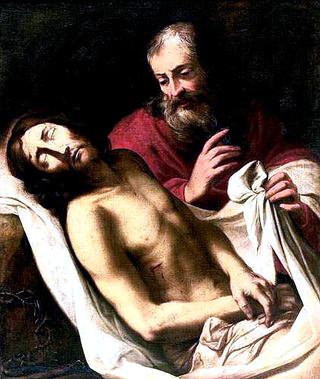 Christ and Joseph of Arimathea