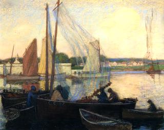 Harbor, Concarneau, Brittany