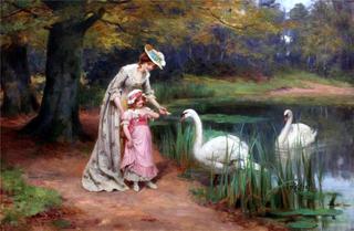 Feeding the Swans