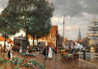 Flower Market in Dordrecht