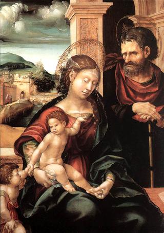 The Holy Family with the Christ Child and Saint John