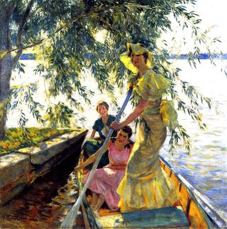 Three Women in a Rowboat