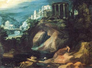 Landscape with a Sibyl Temple