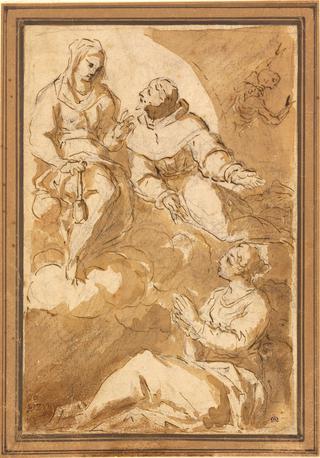 Saint Francis Interceding with the Virgin on Behalf of a Female Saint