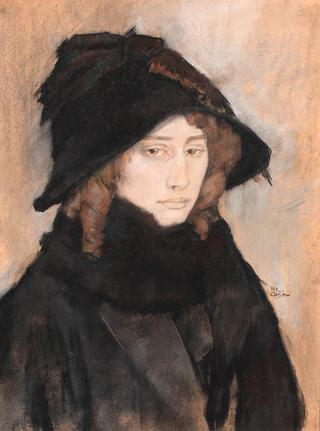 Portrait of An Overtoom, wife of the artist
