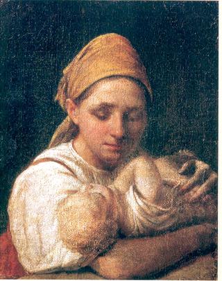 Peasant Woman with a Baby