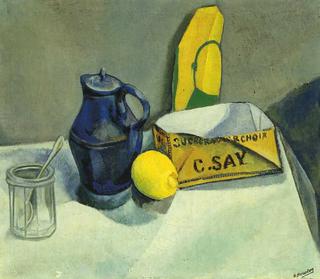 Still Life with a Blue Coffee Pot