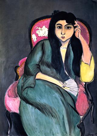 Lorette Seated, Pink Armchair