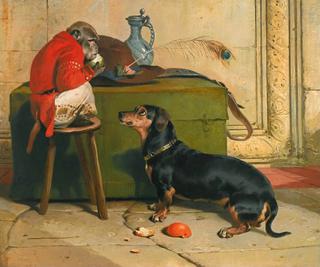 Ziga, a Badger Dog Belonging to the Hereditary Prince of Saxe-Coburg-Gotha
